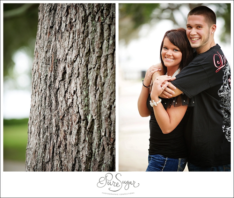 Jacksonville downtown engagment session with Liz Stewart florals